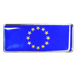Naklejka na samochód Euro 3d UE