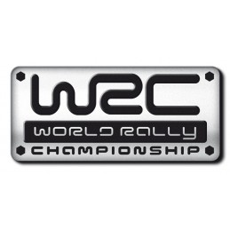 Naklejka Aluminiowa WRC emblemat